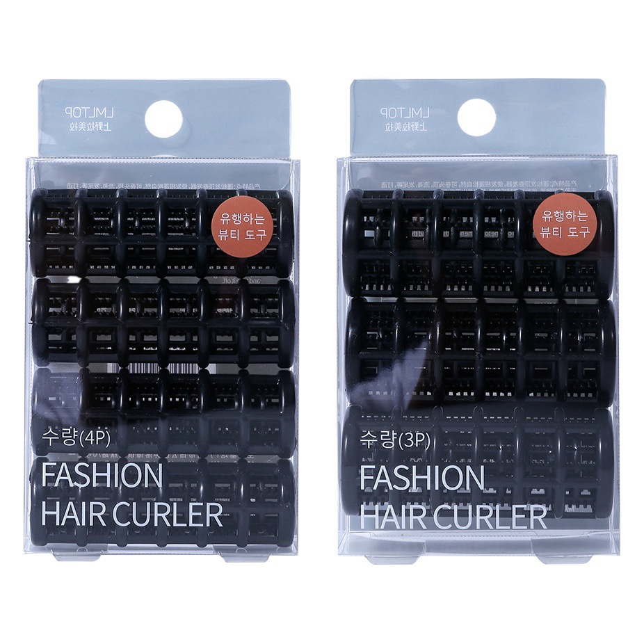 LMLTOP gran tamaño pequeño rizador de pelo negro hueco de doble capa rizador de aire que forma SY1057