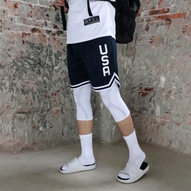 American-style four-point basketball shorts American Team USA knee-length pants loose training Sports running fitness pants