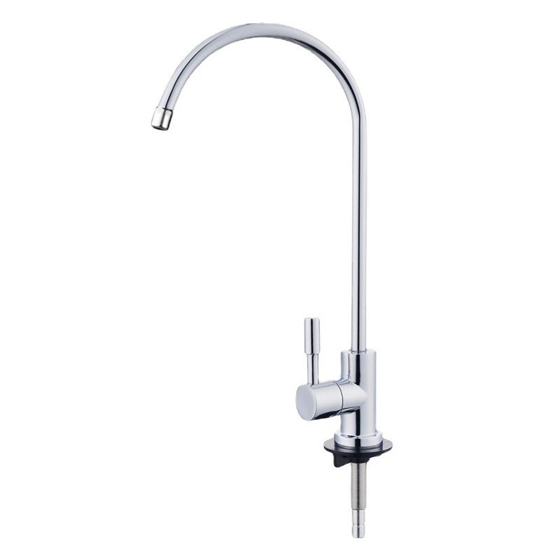 Comercial romachina 3 puntos enchufe rápido grifo curvo grande 3 puntos grifo de agua potable directa hogar purificador de agua de gran flujo grifo de tres horquillas