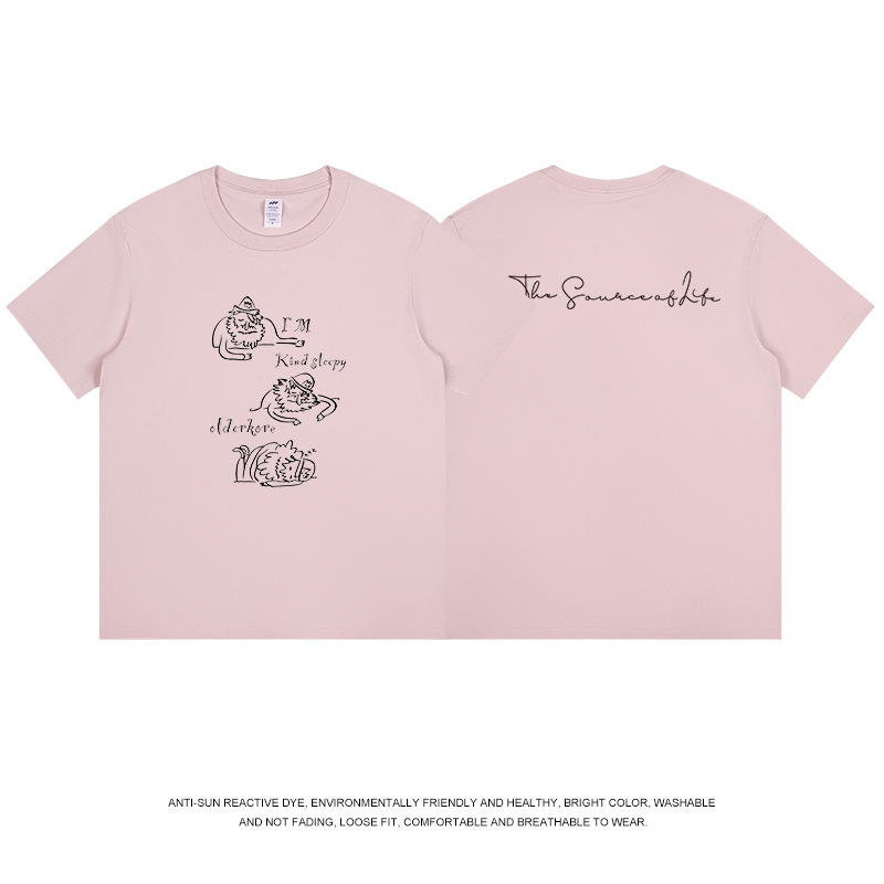 メンズファッションブランド カジュアル半袖 男女兼用 カップル向け シンプル 夏 プリントTシャツ 綿100% ホワイト 万能トップス インスタ映え|undefined