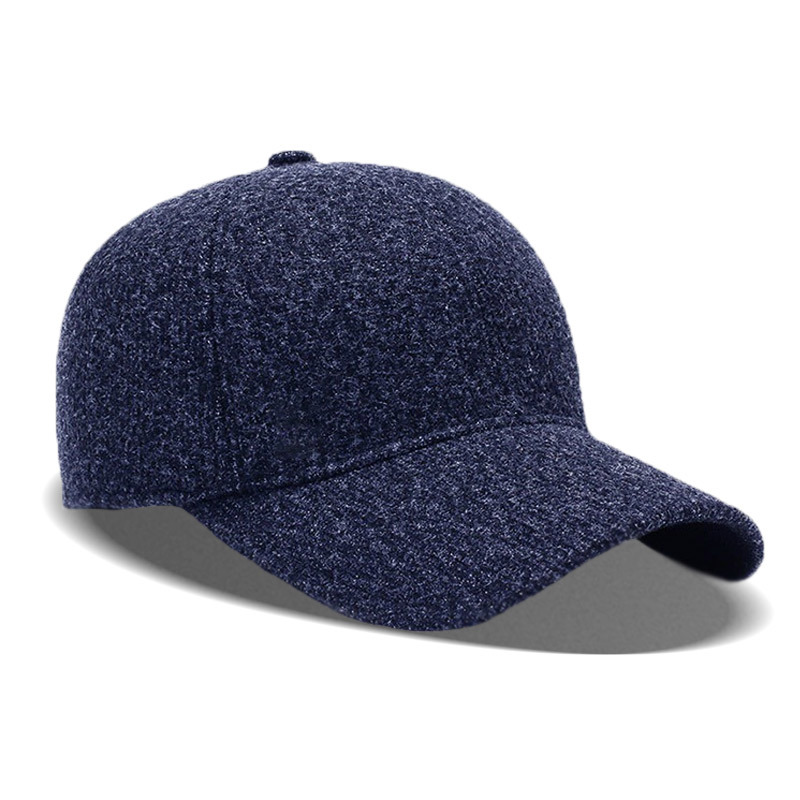 Gorra de béisbol de tela afelpada con visera rígida, gorra deportiva unisex de alta gama estilo coreano para publicidad exterior, color liso, venta al por mayor.