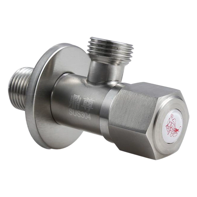 Brand China Merchants 304 Нержавеющая сталь Угловой клапан Производители утолщенный высококачественный треугольный клапан Кухонные аксессуары для ванной комнаты Гарантия на пять лет