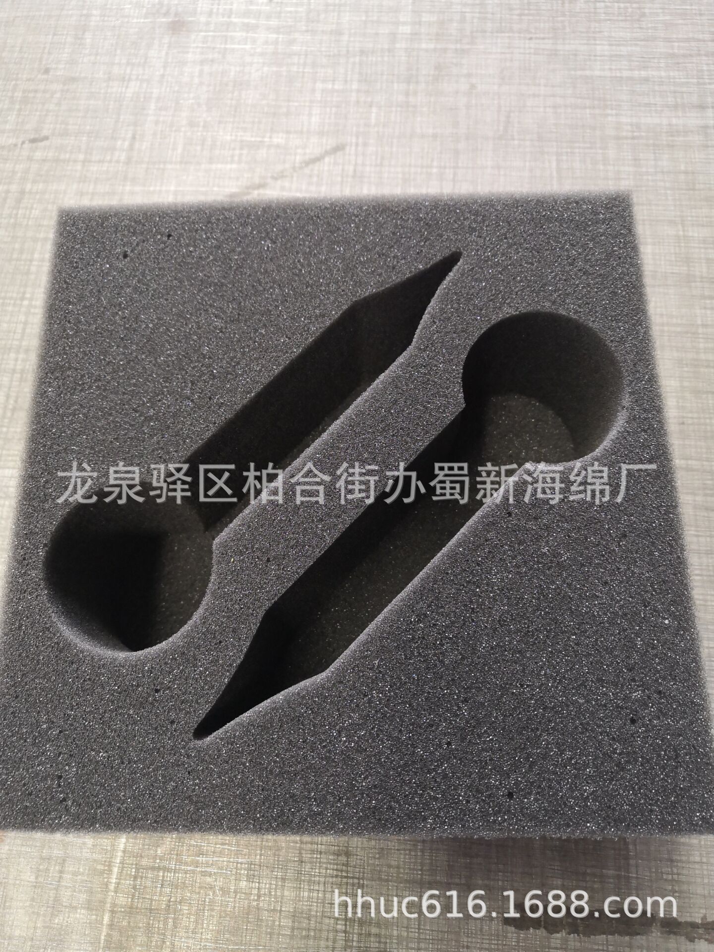 供应玻璃管内衬防护包装海绵/黑色高密度成型防撞包装泡棉