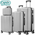 工厂外贸PP拉杆箱 行李箱 旅行箱 luggage 20.24.28寸 三 四 件套