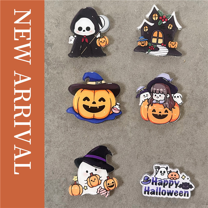 Halloween ghost festival pumpkin ghost refrigerator stickers cute magnetic stickers kindergarten gift for children Christmas bat stickers Halloween ghost festival pumpkin ghost refrigerator stickers cute magnetic stickers kindergarten gift for children Christmas bat stickers