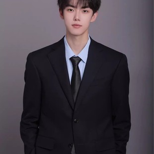 Casual Formal Suit Suit Men's Loose Handsome Suit Jacket High-End Top Business Korean Style Student Suit