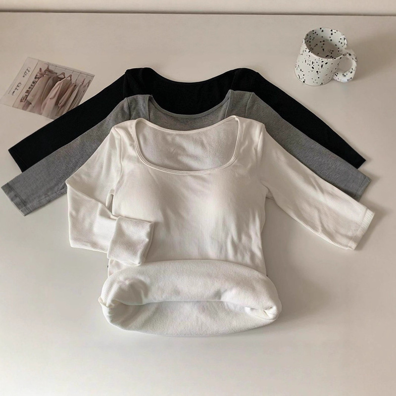 Back Cut Out Short-Sleeved T-Shirt with Breast Pads for Women Summer New Pure Lust Sweet Sexy Sexy Backless Short Top