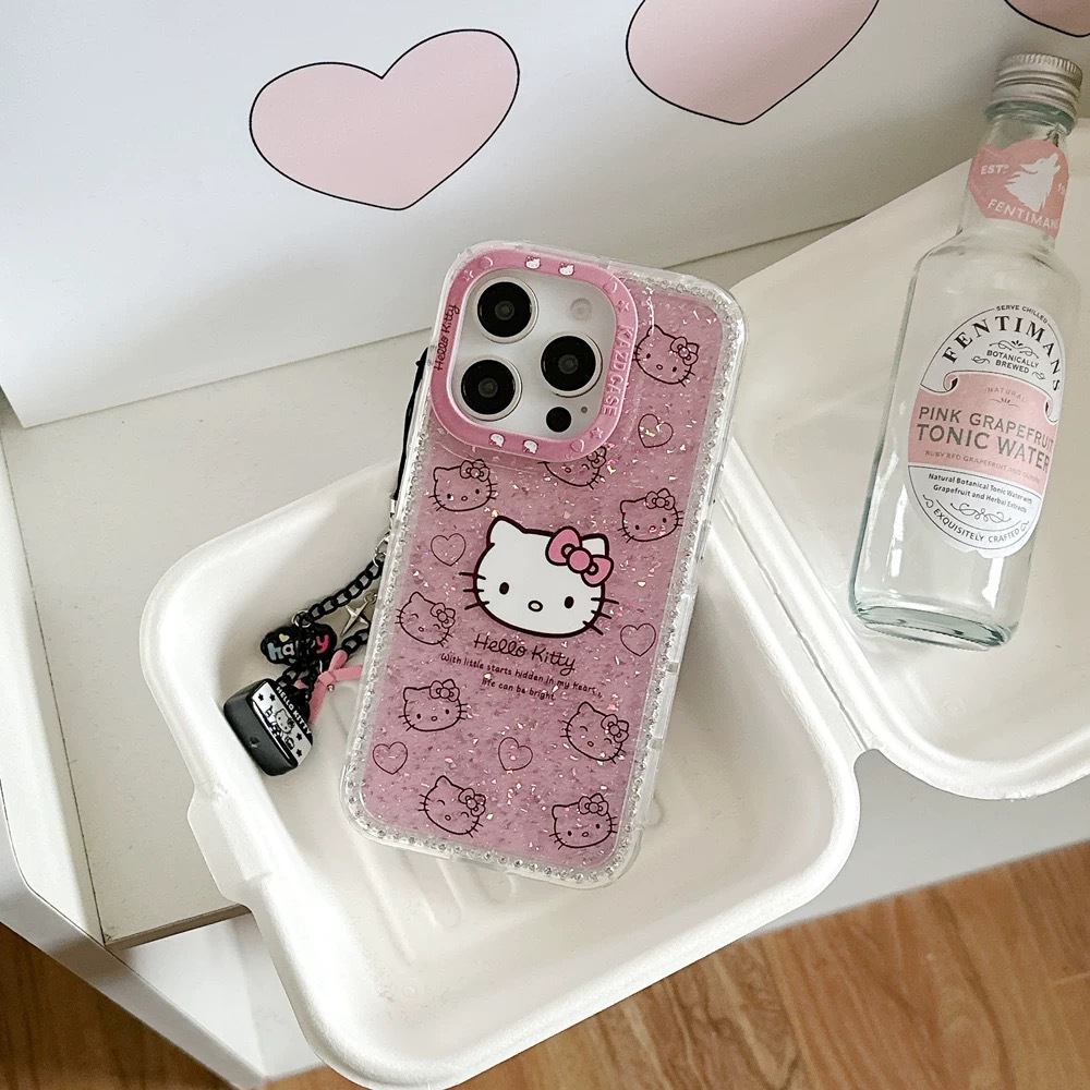 Colgante base brillo kt gato cabeza msm