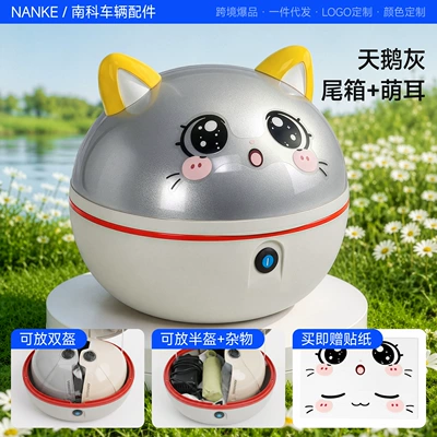 meets national standards, waterproof, and h, Electric car tail box - swan-gray-cute-tailstock-not-included