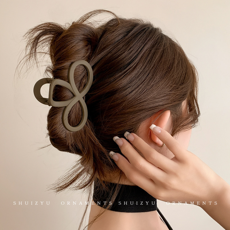 ドーパミンコントラストカラーグリッパー女性のかわいい多用途ヘアピン韓国スタイルのハイエンドヘアピン 2025 新しいアクリルヘアアクセサリー|undefined