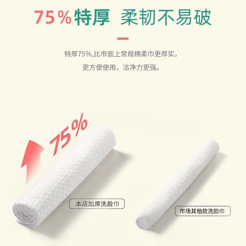 Toalla de cara para mujeres embarazadas y bebés desechable engrosada Toalla de algodón suave extraíble comprimido salón de belleza para dormitorio de estudiantes