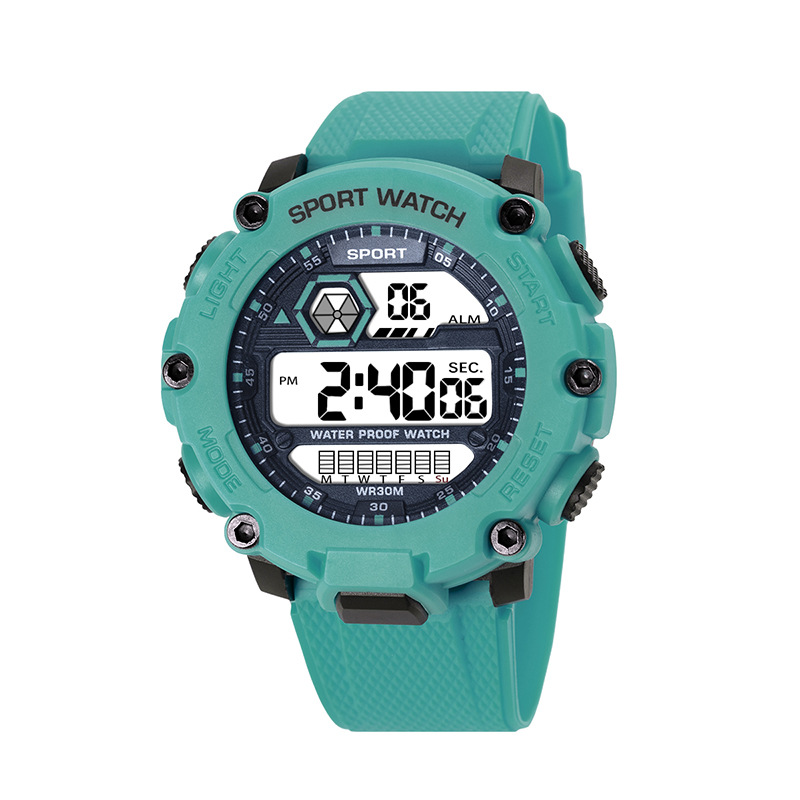 Comercio exterior Venta caliente reloj electrónico venta al por mayor multi-funcional al aire libre hombres y mujeres estudiantes deportes estilo moda correr reloj