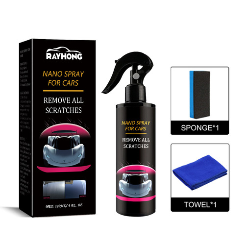 Rayhong Car Coating Agent, Vehicle Paint Nano Coating Crystal Liquid Spray, Car Surface Water Repellent Wax Water