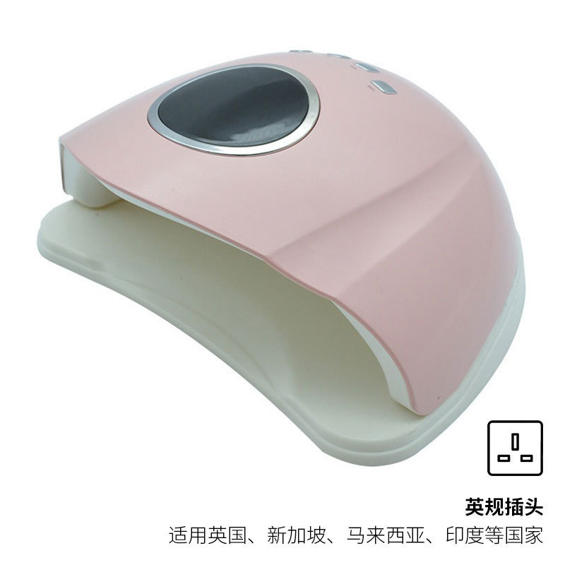 Lámpara de manicura transfronteriza de alta potencia de 180W, luz de fototerapia de manicura de inducción inteligente, lámpara UV de horneado especial para manicura