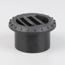 D款百叶 出风转向风口驻车加热器空调汽车耐高温塑料管道风头配件