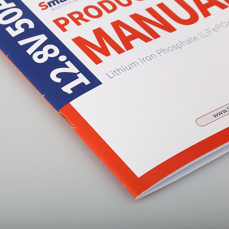 Manual de Instrucciones Multilingüe de Papel Personalizado Plegable para Electrodomésticos