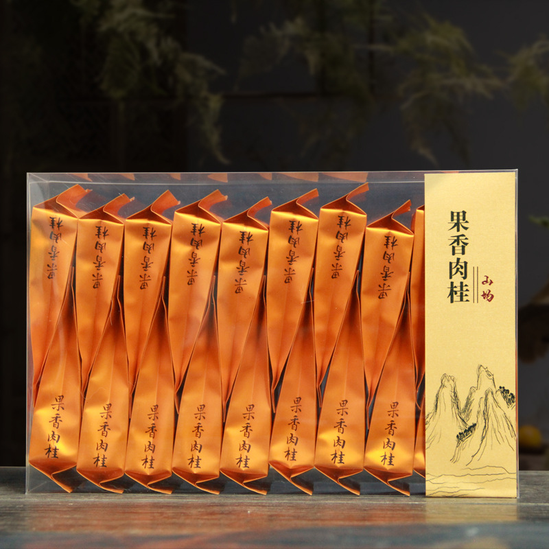 武夷岩茶烏龍茶果香肉桂中足火肉桂岩茶碳焙烏龍茶茶廠散茶批發