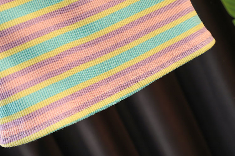 立体花吊带套装