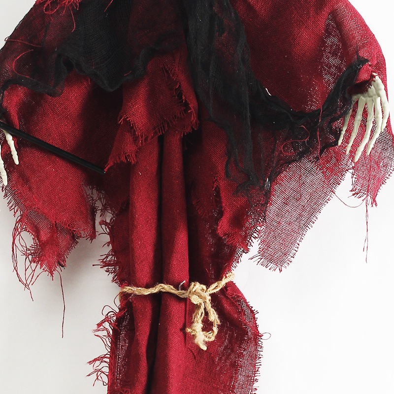Transfronterizo Amazon decoraciones de Halloween tela roja cuchillo de la muerte colgante fantasma fiesta de la casa embrujada props