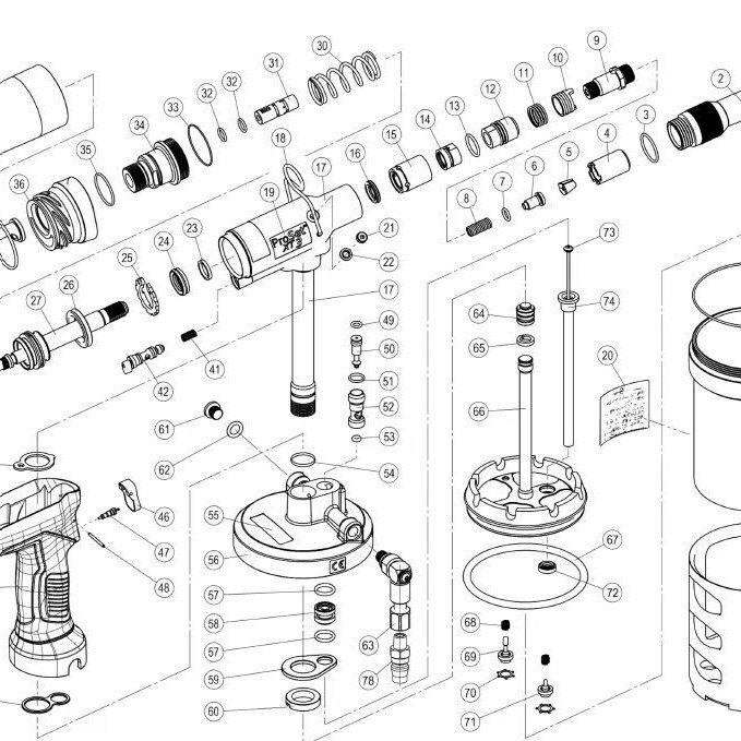 POP拉钉枪 铆钉枪 拉铆枪配件Suspension Hook 挂钩76003-02022