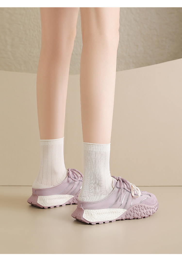 Dép sandal nữ xỏ ngón đế bệt phong cách thể thao Đức Huấn — KS110T Màu tím chi tiết 18