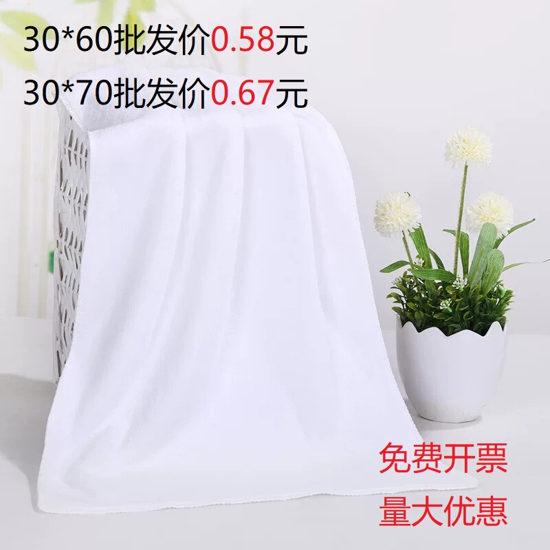Disposable White Towels Direct from the Manufacturer, Hotel Foot Massage Disposable Microfiber Towels, Lint-Free