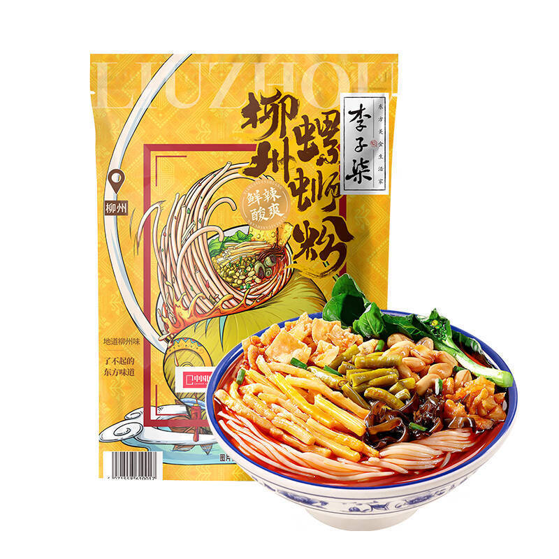 Li Ziqi カタツムリ ヌードル 柳州カタツムリ ヌードル 335 グラム インスタント酸辣湯麺 米麺 広西カタツムリ ヌードル 夜食|undefined