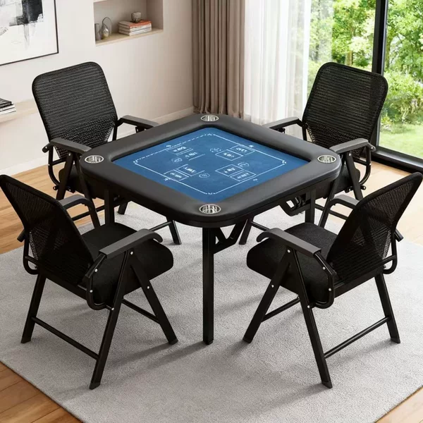 Mahjong machine square small table, multifunctional entertainment chess and mahjong table, home-use small-sized table, poker folding table