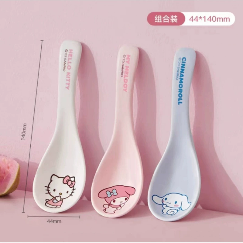 Sanrio, hello kitty, ceramic tableware, set