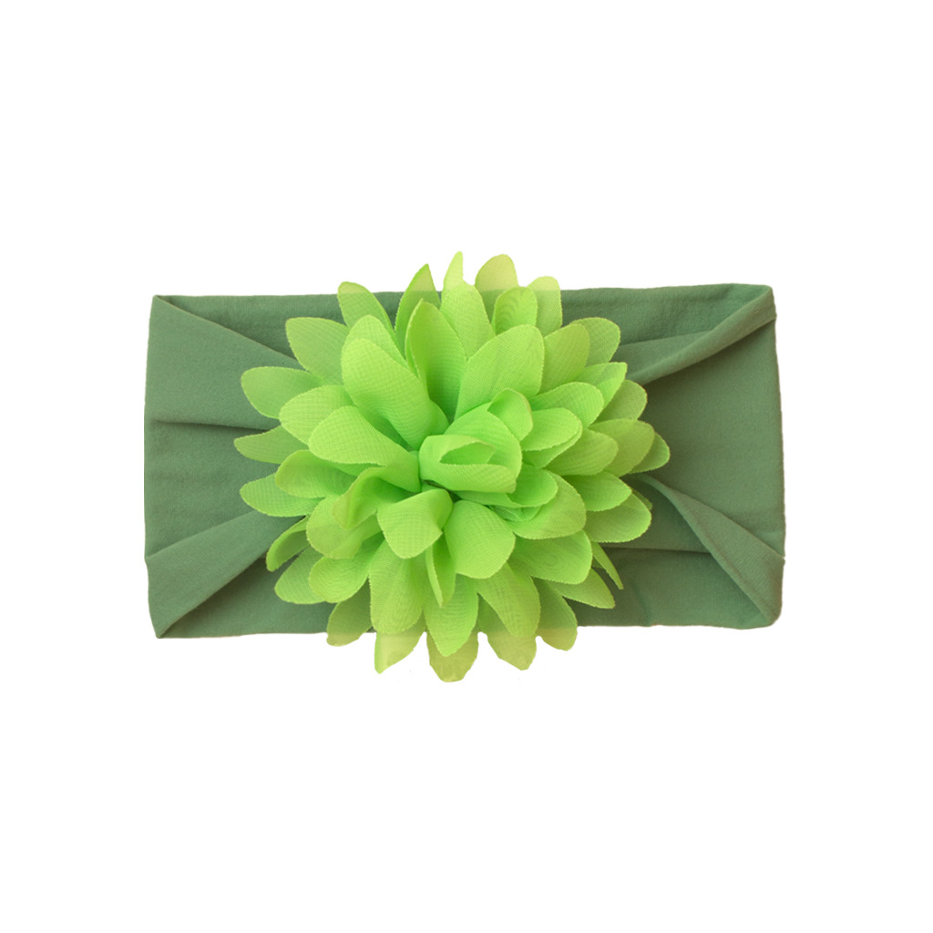 Europa y América nueva banda de pelo del bebé pañuelo de nylon femenino de los niños creativos tocado ancho lindo princesa bebé suministros