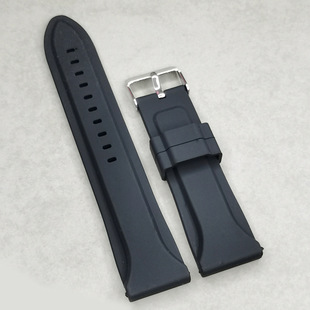 Factory direct sale low price 20mm 22mm 24mm dustproof oil waterproof sports silicone watch strap