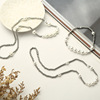 Kris Same item Pearl Necklace Hip hop ins street Versatile Neck chain lovers With accessories