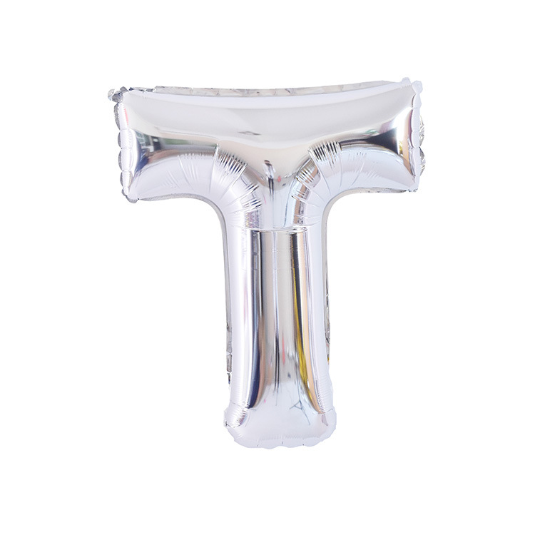 32 pulgadas 40 pulgadas 16 pulgadas inglés carta globo de aluminio fiesta de cumpleaños decoración de la boda papel de aluminio globo escena diseño