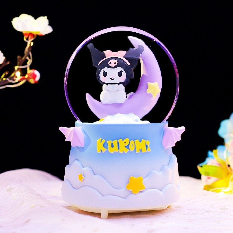 かわいいカピバラの温泉旅行クリスタルボール、光る雪の音楽ボックス、女の子への素敵な贈り物|undefined