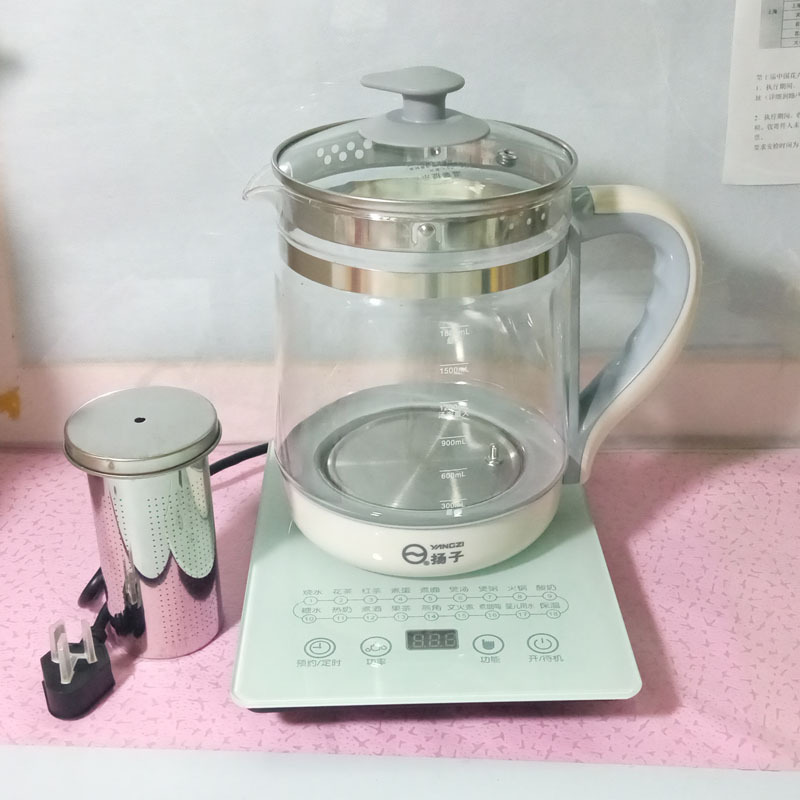 Yangzi household capacity multi-function fully automatic Health pot Boiling water Flower bulbs teapot Stainless steel filter screen