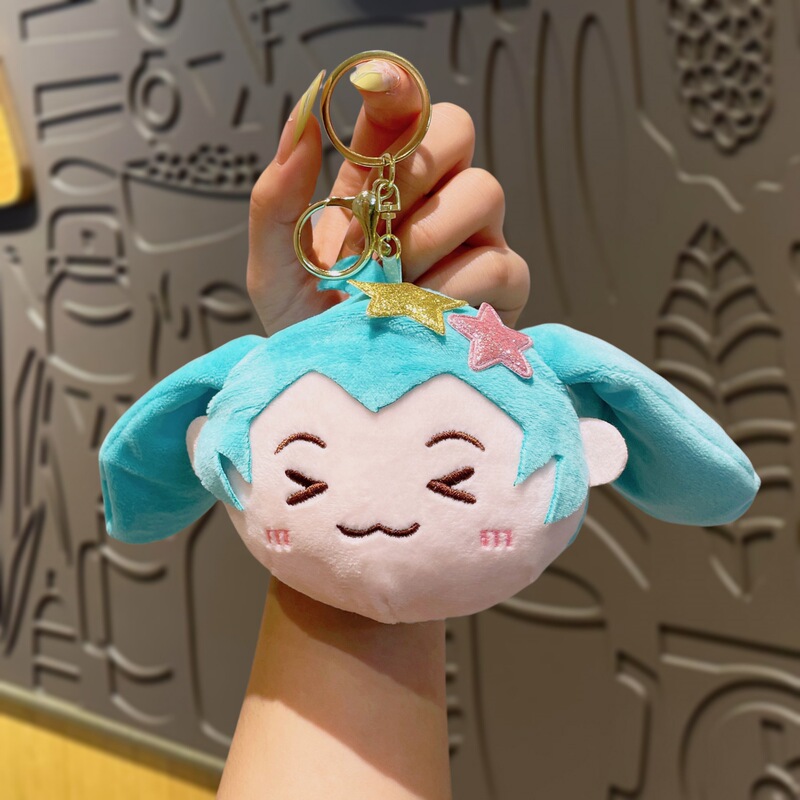 かわいいぬいぐるみの財布のキーホルダーかわいい学生の財布のカバンのペンダントの漫画の小さい贈り物のおもちゃの卸売り|undefined