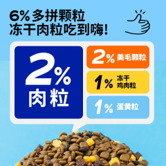 Crazy Puppy Little Blue Pack Beef Seaweed Dog Food 10kg Teddy Bichon Golden Retriever Medium and Large Dog Puppies and Adult Dogs