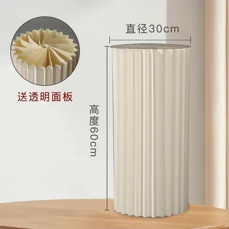 萤火之灯纸影流光灯直播背景装饰折叠圆柱纸质摆件罗马柱装饰摆件|undefined