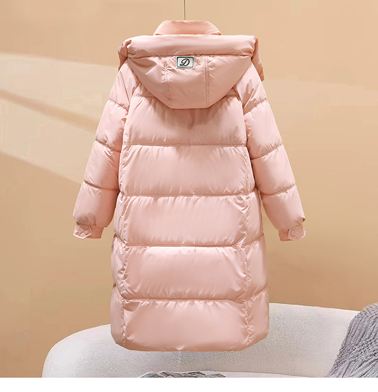Damenbekleidung Wintermäntel Baumwolljacke für Damen mittlere Länge neue Winter verdickte über dem Knie lose Baumwolljacke_voghion.com