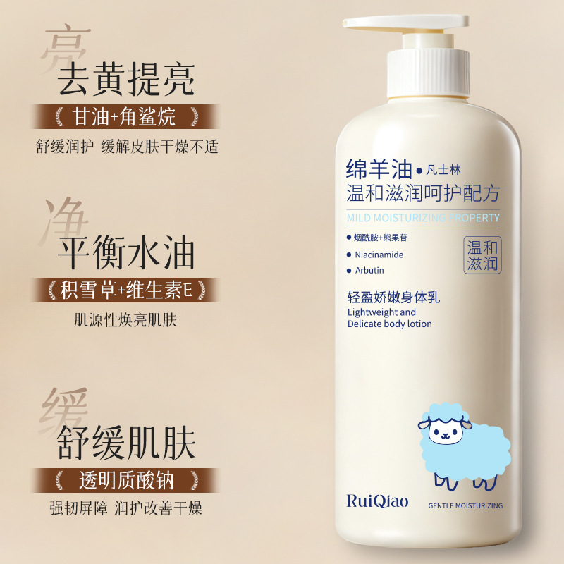 Loción corporal suave, hidratación, hidratación no pegajosa, nutrimiento, hidratación, relajación y humidificación de la piel, fabricación de modelos de invierno y otoño.