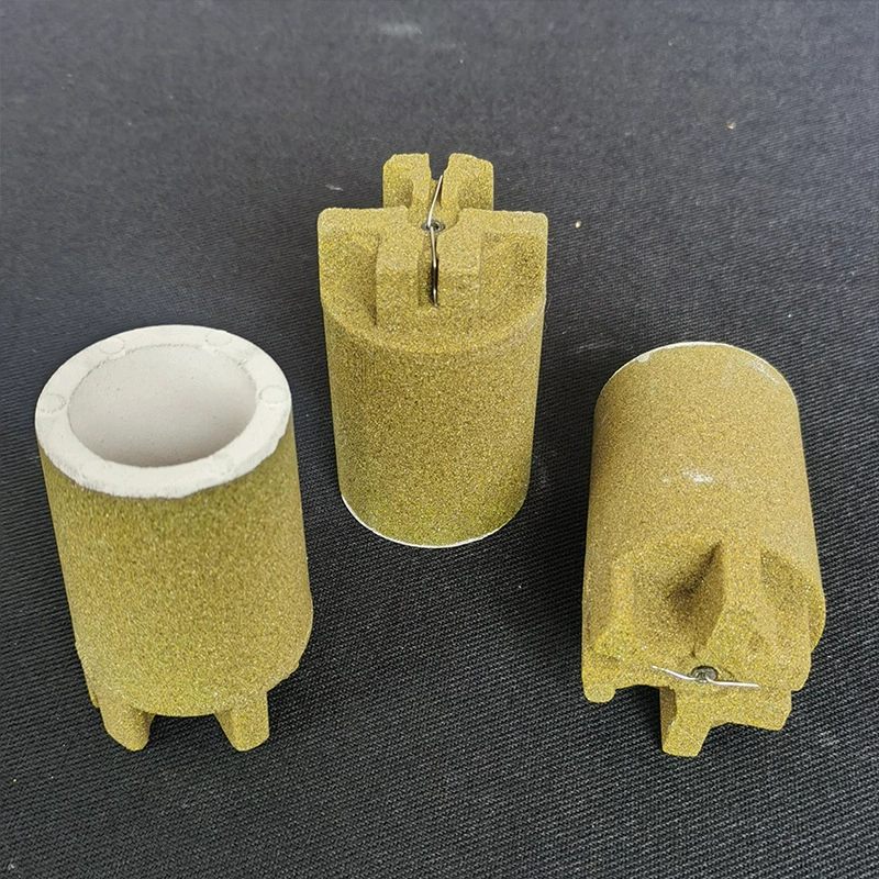 Гутовая печь Передняя углерод Кремний термический анализатор образец чашки оптом полное покрытие фиксированный углерод круглая чашка измерение точное и удобное в использовании