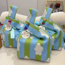 高级感宝宝宴满月空盒子百日宴伴手礼袋手提袋子儿童生日周岁礼盒
