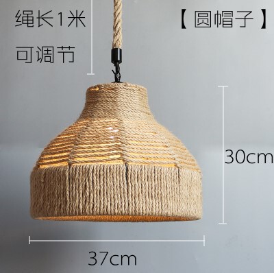 麻縄シャンデリア店舗商用工業風シングル通路廊下ネットレッド店洋服店カフェバー照明|undefined