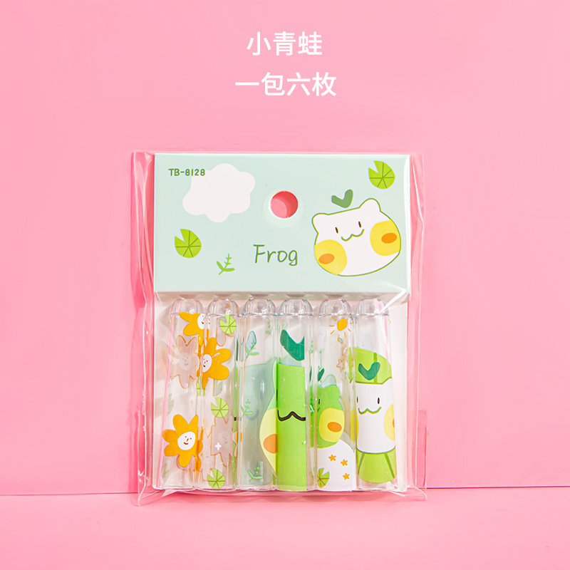 Nuevo cerezo colgante tapa de lápiz mariposa tapa de lápiz creativo alumno de la escuela primaria cubierta de lápiz de cristal jardín de infantes