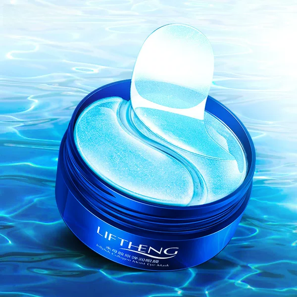 Lifu Spring Jellyfish Collagen Elastic Eye Mask Hydrating and Moisturizing Eye Mask to Improve Dry Eyes Care Wholesale