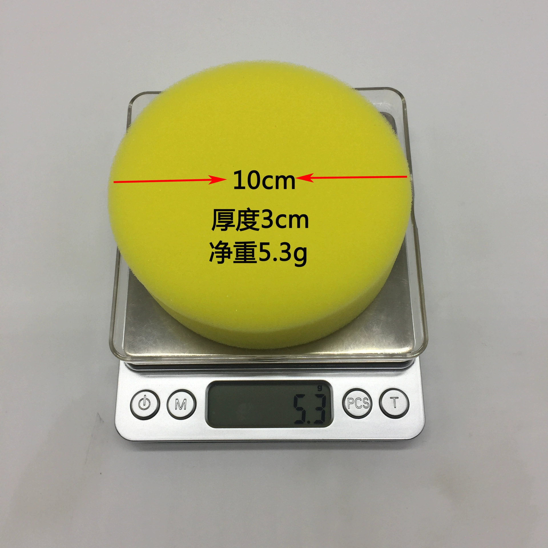 Оптовая круглая Автомобильная Косметическая полировка кристалл покрытие губка блок автомойки воск хлопок мытье посуды Чистка обеззараживание губка щетка