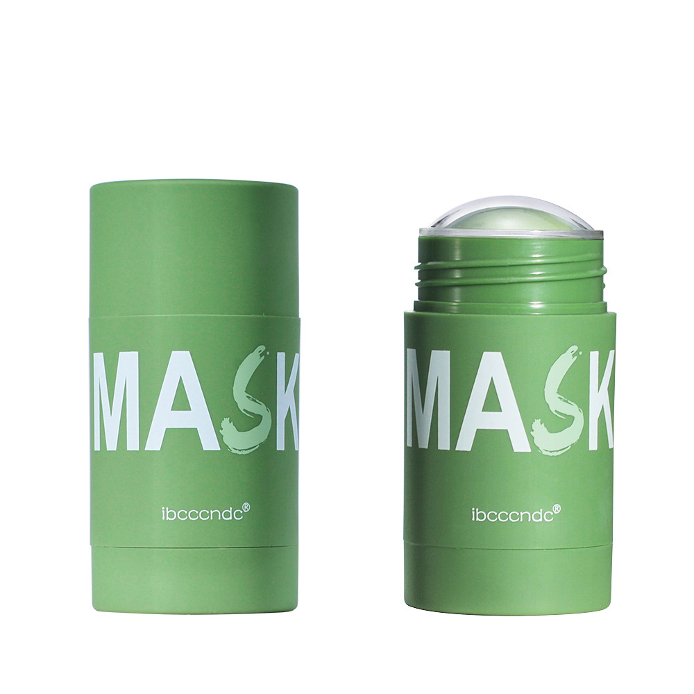 carina Green tea solid cleansing apply mud men and women moisturizing facial mask_voghion.com