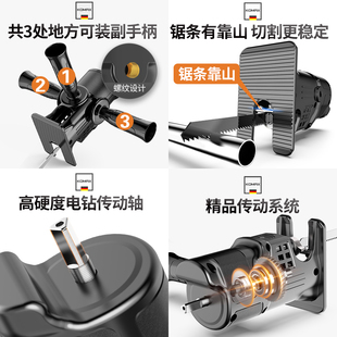 Electric Jig Saw Household Woodworking Multifunctional Electric Saw Handheld Wood Board Wire Saw Small Cutting Machine Electric Drill Variable Electric Saw