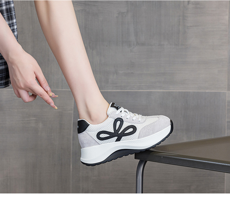 Giày sneaker nữ đế dày phong cách Đức phối da lộn màu đỏ Ancola — M2915 mạng đôi màu vàng, M2915- Mạng trong suốt 1m màu, M2915-1 lưới trong suốt màu vàng, M2915 mạng kép màu đỏ chi tiết 32