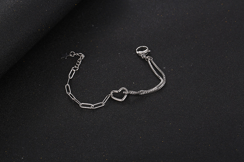 Titanium Steel Stitching Bracelet Hip Hop Personality Bracelet Wholesale display picture 6